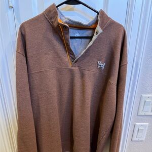 Volunteer Traditions - BLUETICK HERITAGE SNAP PULLOVERS - Brown